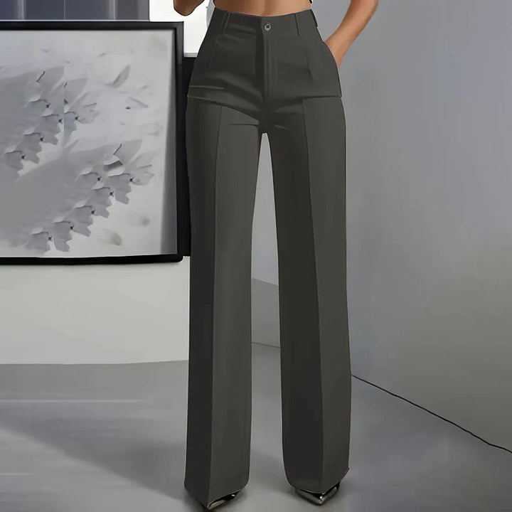 Eddi | Chic High-Waisted Pants with an Elegant Straight Cut