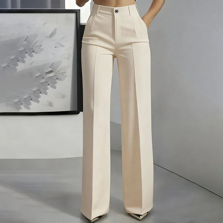 Eddi | Chic High-Waisted Pants with an Elegant Straight Cut