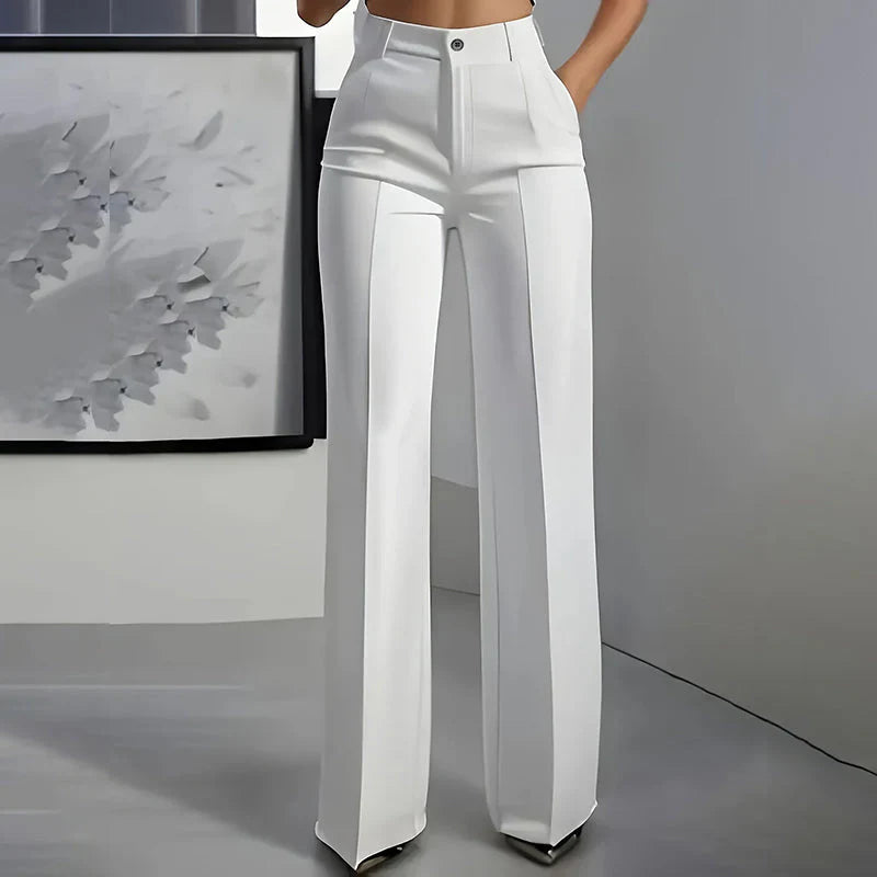 Eddi | Chic High-Waisted Pants with an Elegant Straight Cut