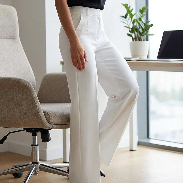 Eddi | Chic High-Waisted Pants with an Elegant Straight Cut