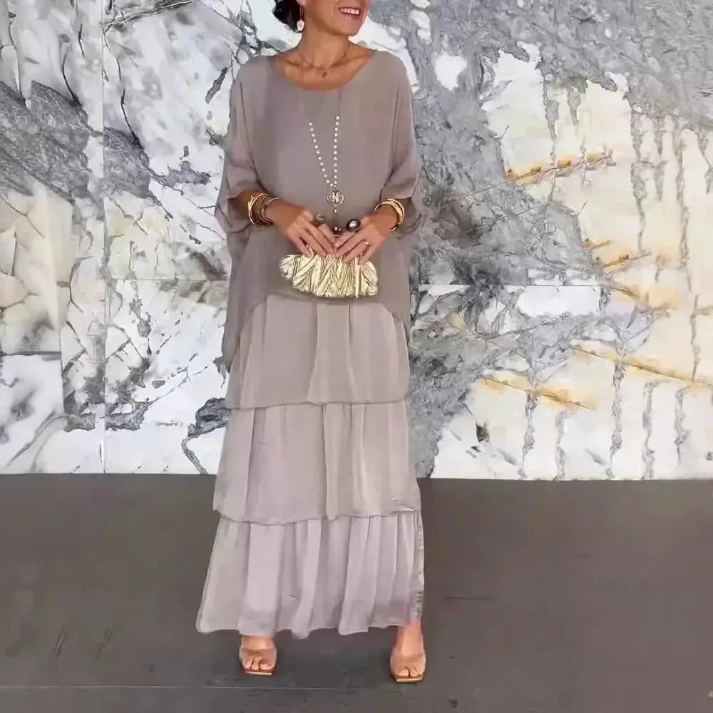 Susan™ | Long and Flowing Elegant Dress Clara Monroe