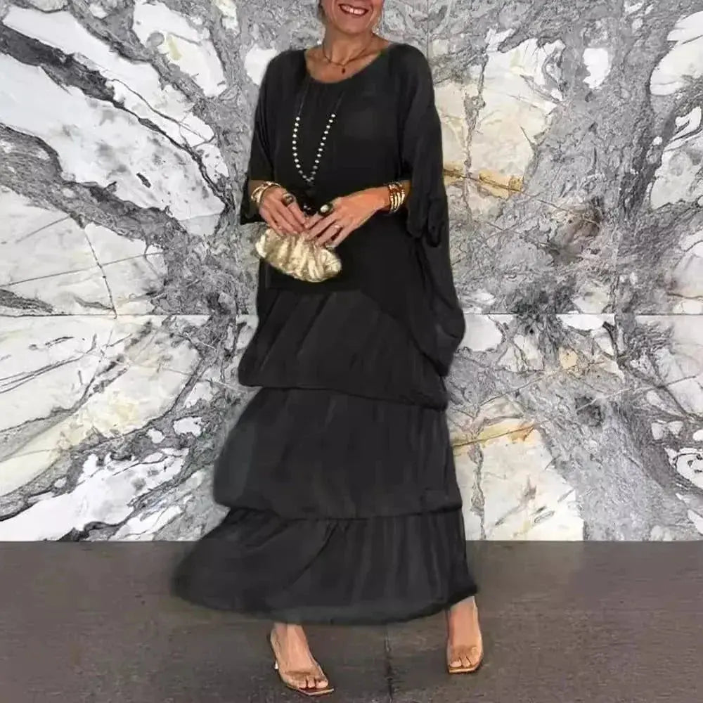 Susan™ | Long and Flowing Elegant Dress Clara Monroe