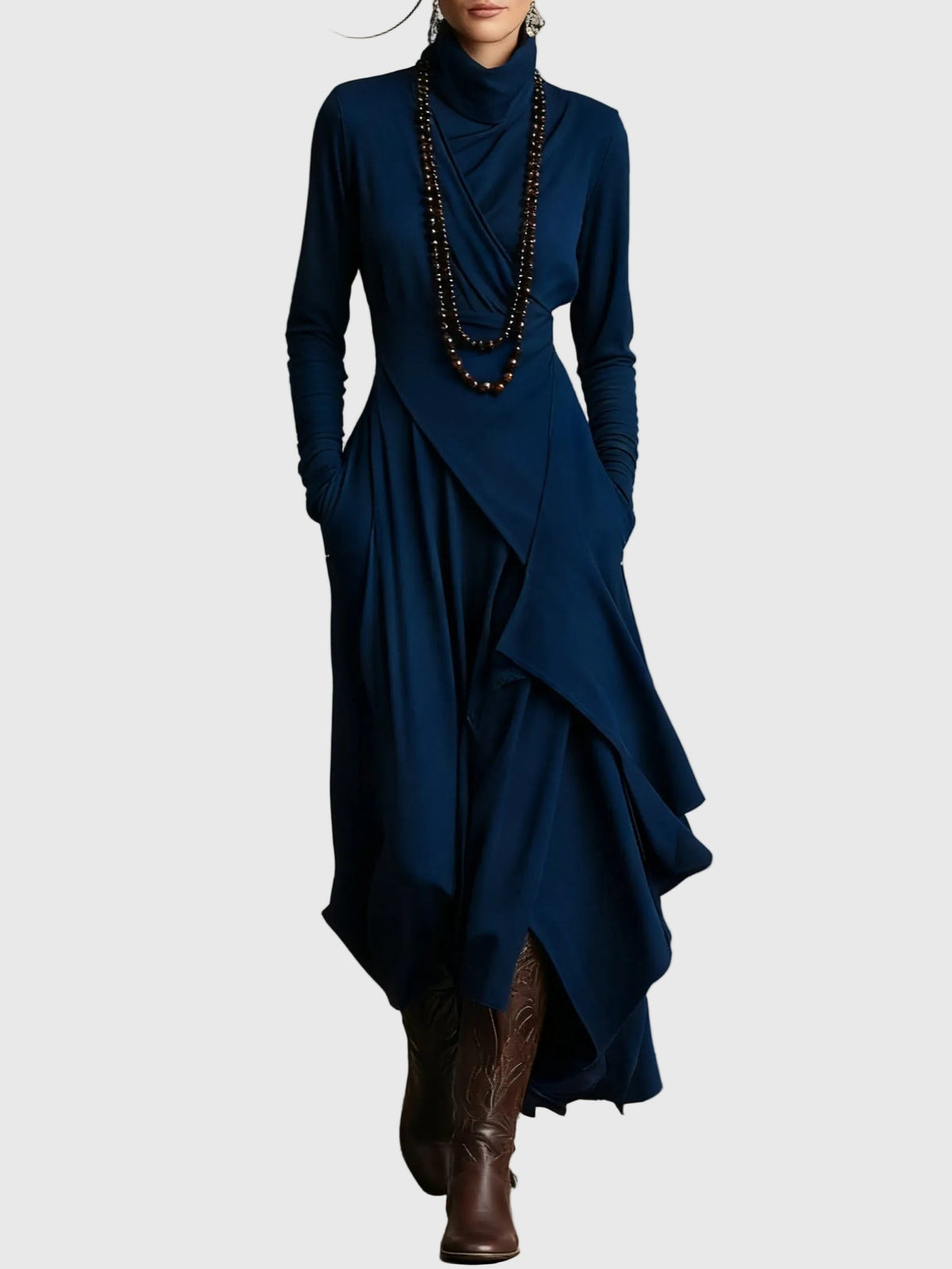 Violet | Maxi Pleated Dress