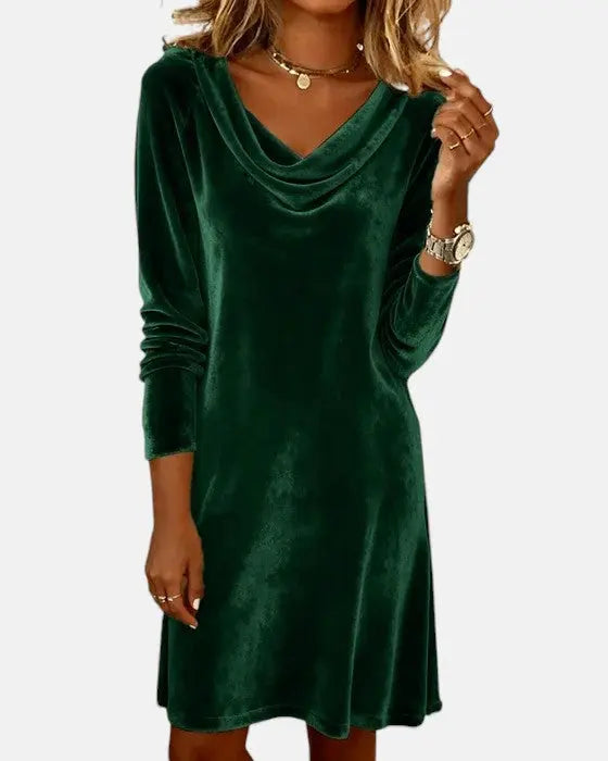 Celeste | Loose Fitting Velvet Dress Clara Monroe
