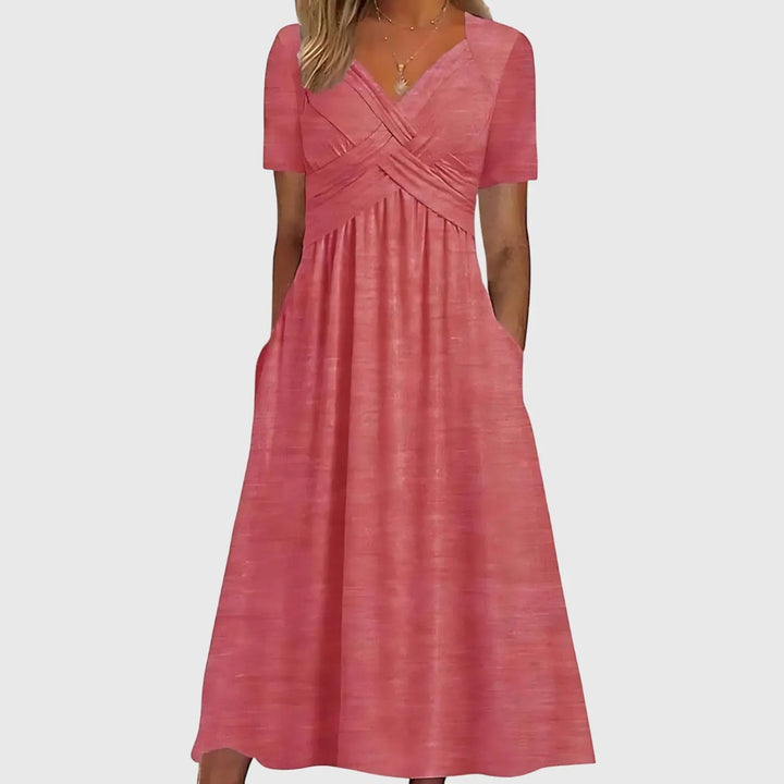 Viola™ | Midi Dress with Tummy Control Clara Monroe