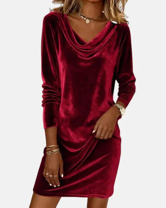 Celeste | Loose Fitting Velvet Dress Clara Monroe