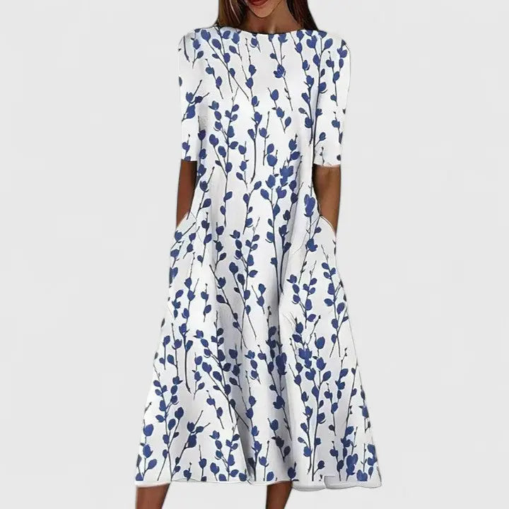 Sarah | Elegant Midi Dress Clara Monroe