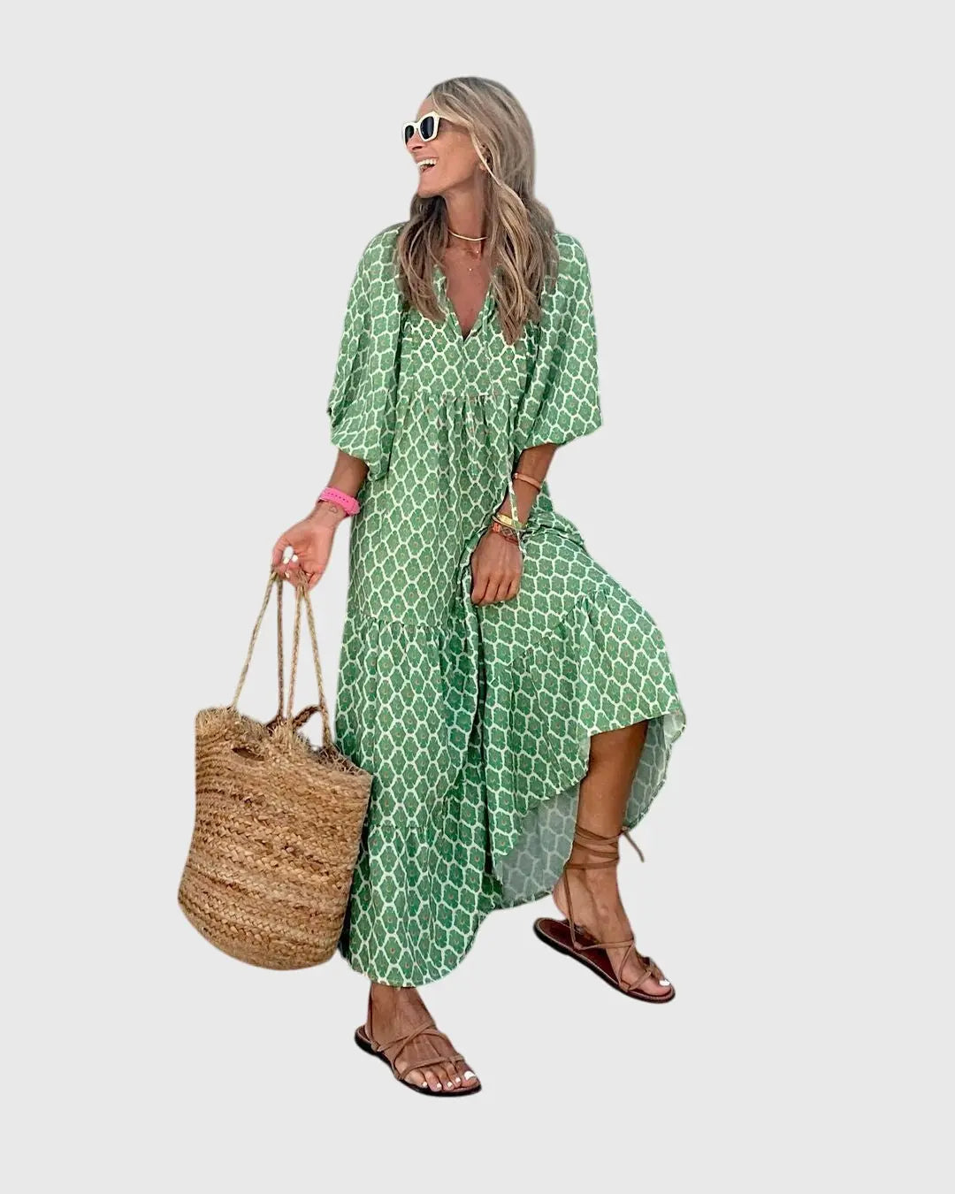 Sarah™ - Boho Maxi Dress Clara Monroe