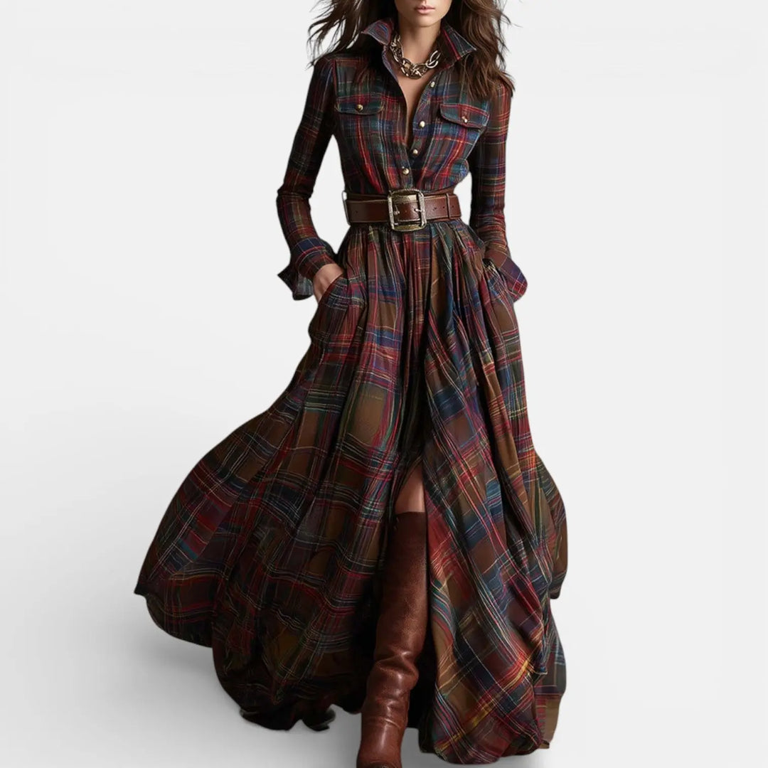 Scarlett | Belted Shirt Dress Clara Monroe