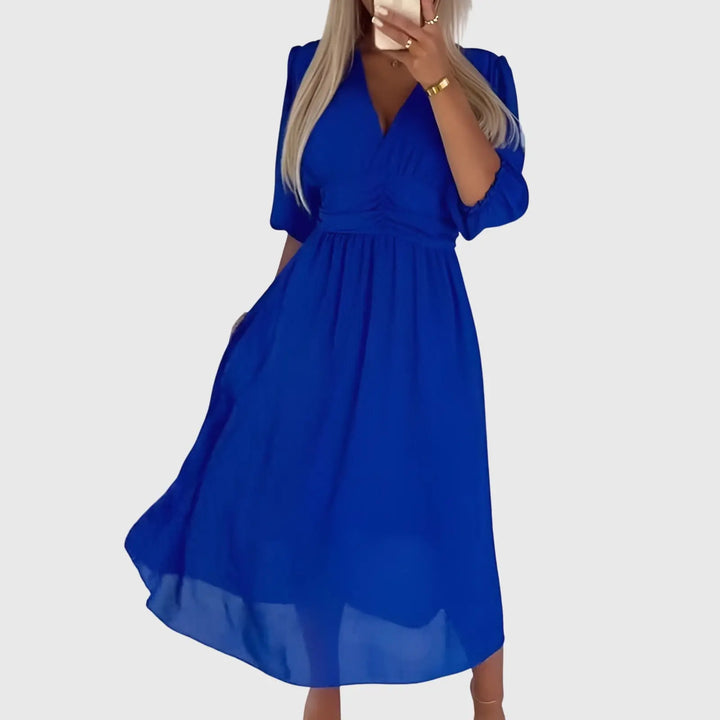 Chloe™ | Lightweight Silky Chiffon Dress Clara Monroe