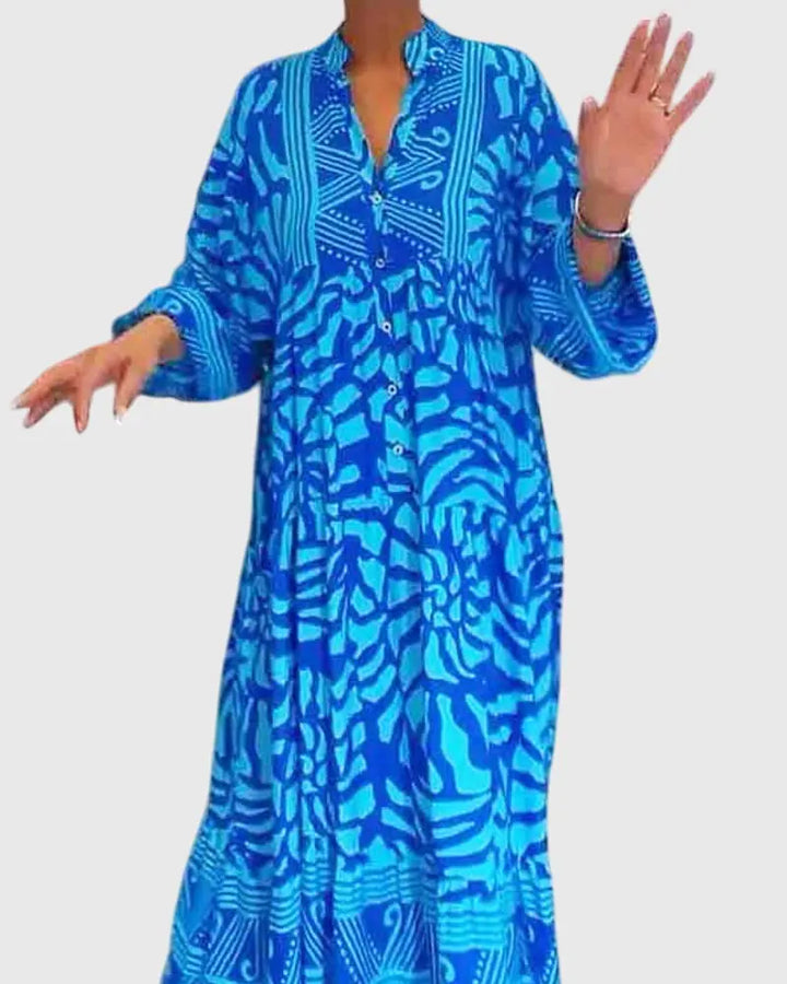 Mckinley™ | Maxi Dress With Elegant Print Clara Monroe