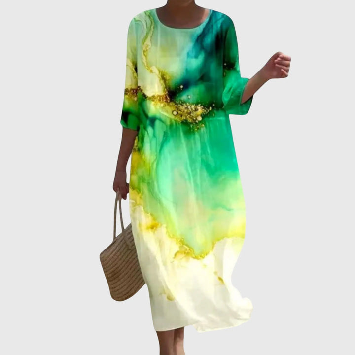 Hayley™ | Stylish Floral Maxi Dress Clara Monroe