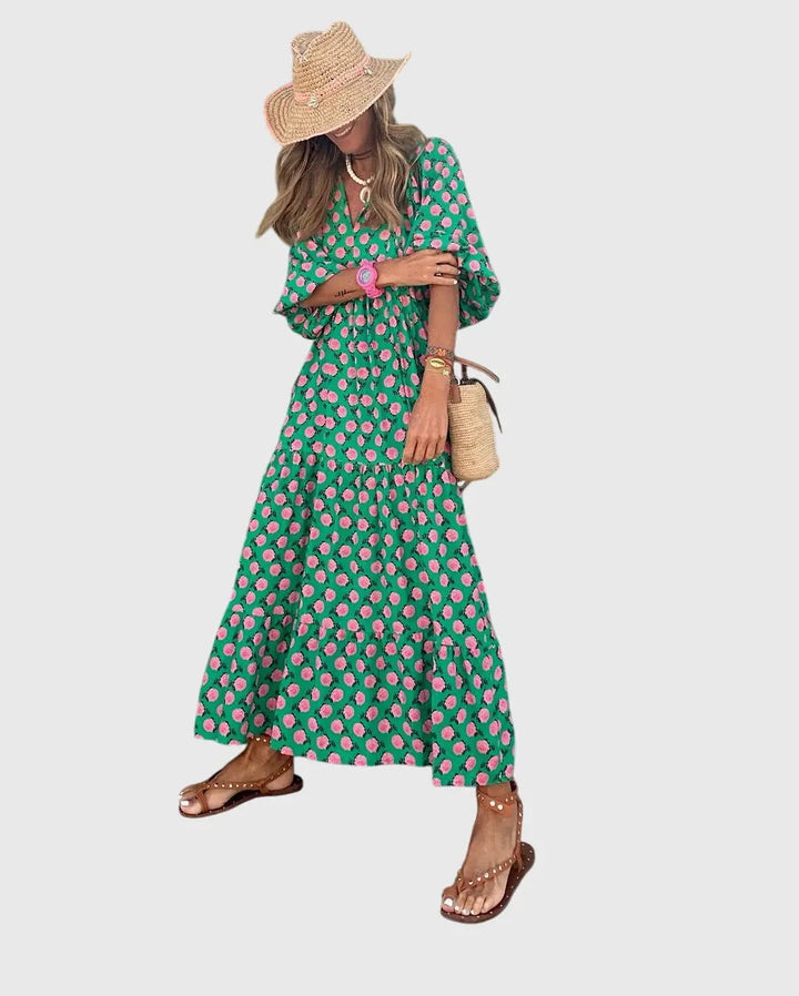 Sarah™ - Boho Maxi Dress Clara Monroe