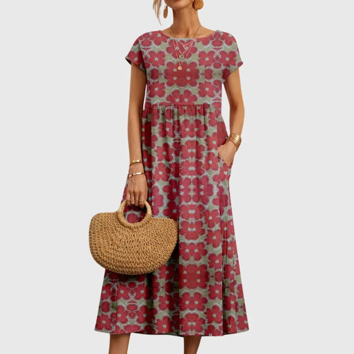 Valencia™  | Chic Floral Dress Clara Monroe