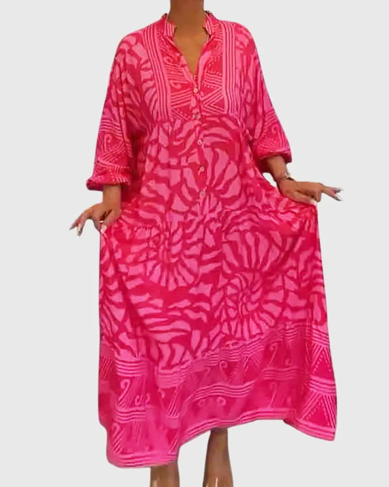 Mckinley™ | Maxi Dress With Elegant Print Clara Monroe