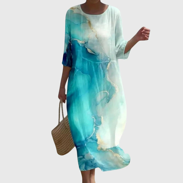 Hayley™ | Stylish Floral Maxi Dress Clara Monroe