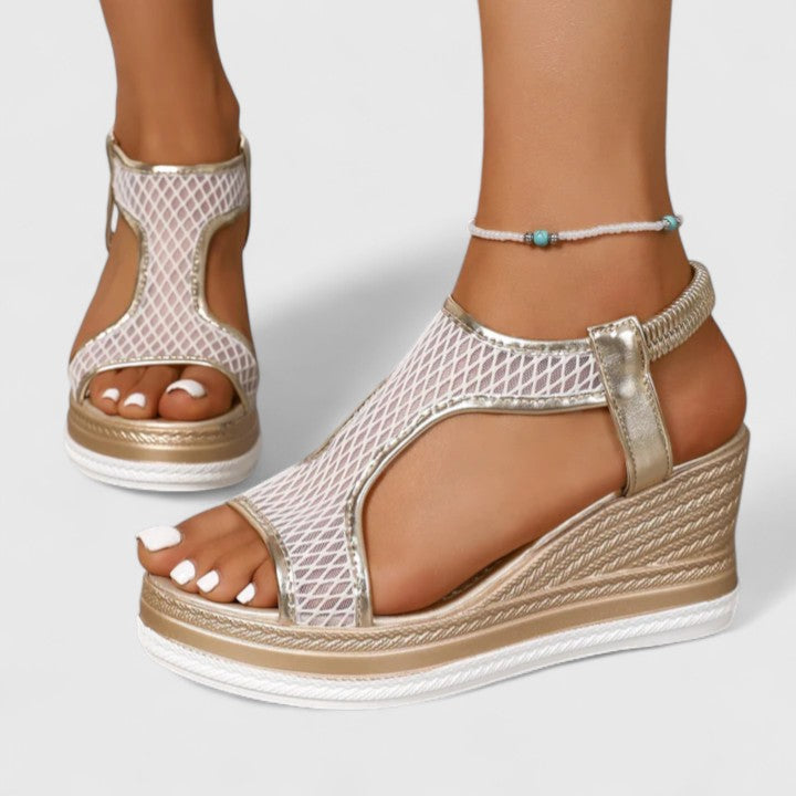 Jessica | Orthopedic Wedge Sandals Clara Monroe