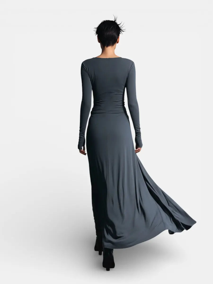 Naiara ❘ Maxi dress with side knot Clara Monroe