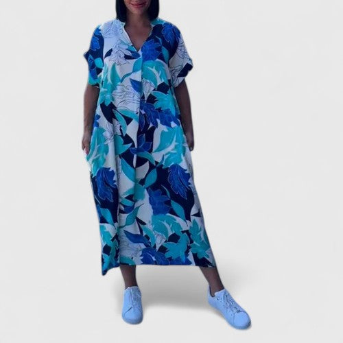 Shamcey™ - Sophisticated Floral Dress Clara Monroe