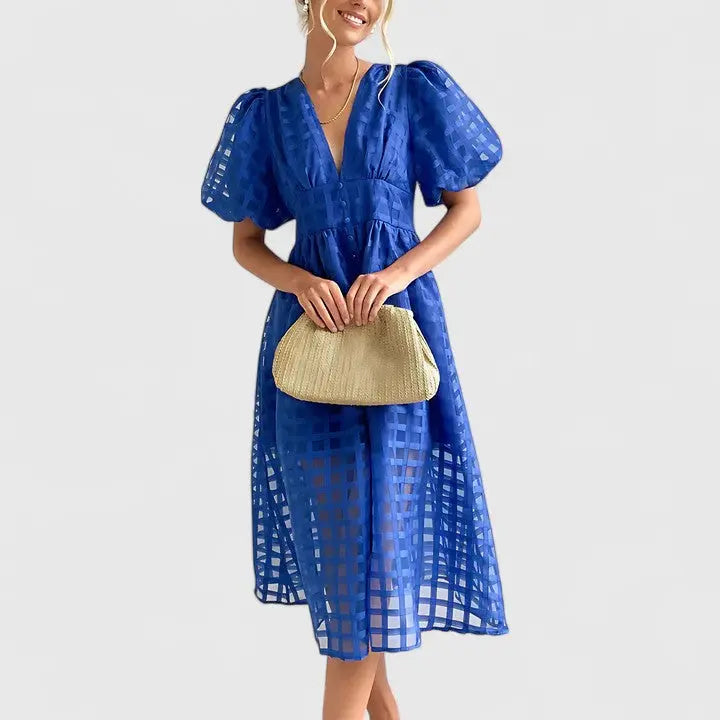 Elanqi | Elegant Midi Dress Clara Monroe