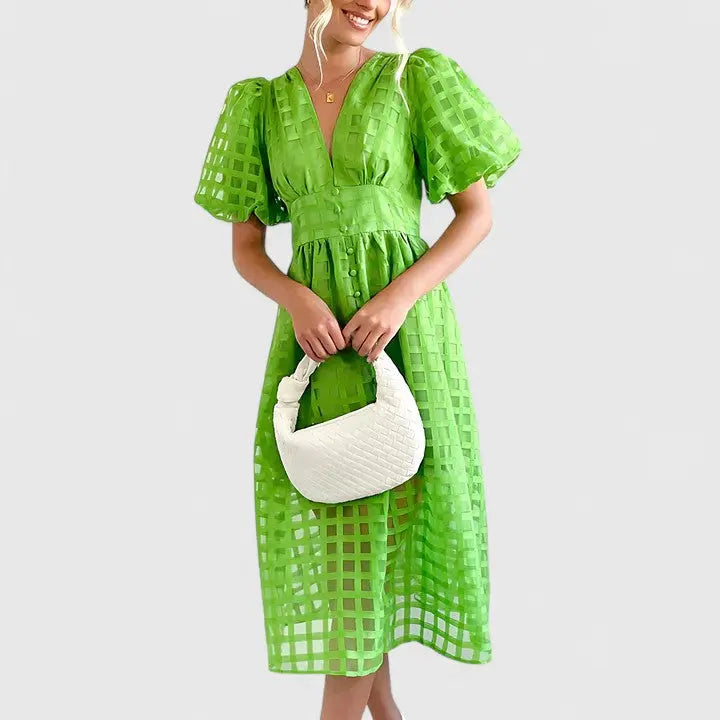 Elanqi | Elegant Midi Dress Clara Monroe