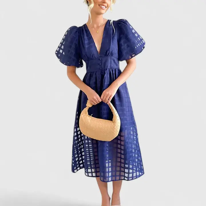 Elanqi | Elegant Midi Dress Clara Monroe