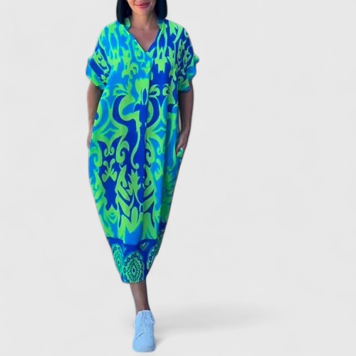 Shamcey™ - Sophisticated Floral Dress Clara Monroe