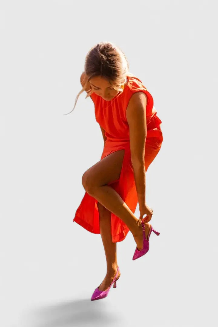 Theonae™ | Comfortable Midi Dress Clara Monroe