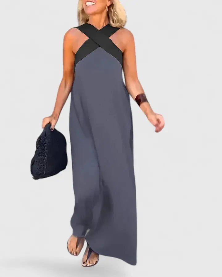 Evangeline™| Elegant Crossback Dress Clara Monroe