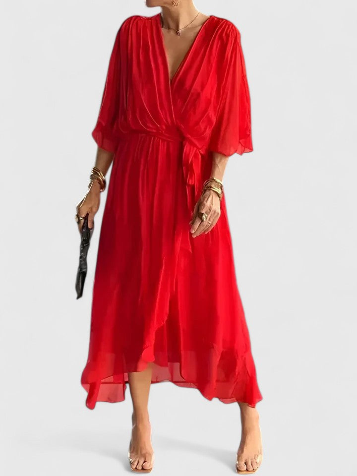 Nada | Elegant V Neck Dress Clara Monroe