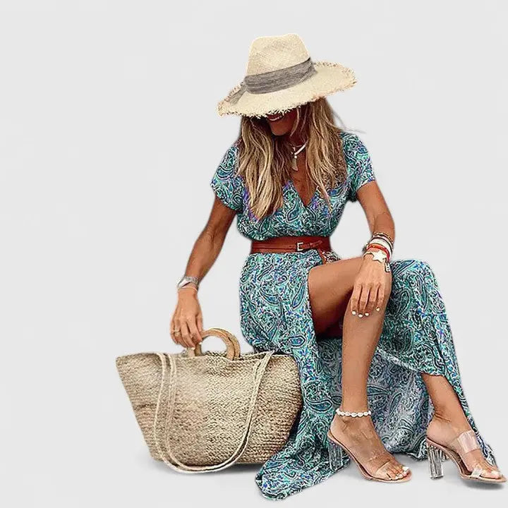 Lorraine | Stylish Boho Maxi Dress Clara Monroe