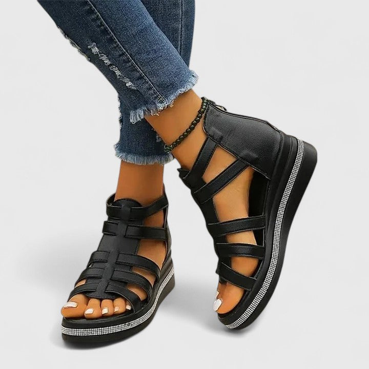 Kendall | Orthopedic Strass Sandals Clara Monroe