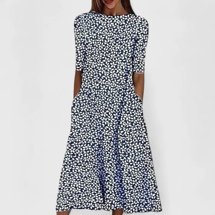 Sarah | Elegant Midi Dress Clara Monroe