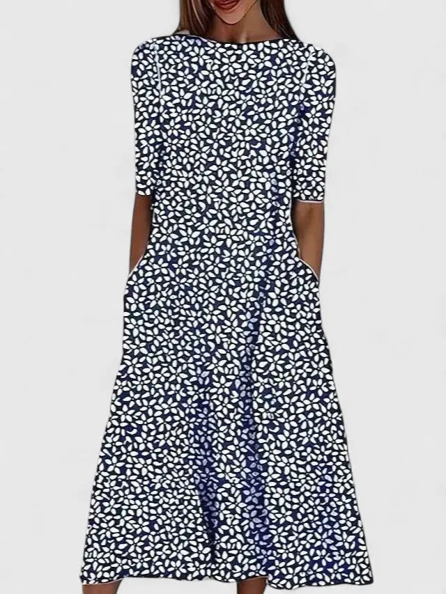 Karelieth | Sophisticated Midi Dress Clara Monroe